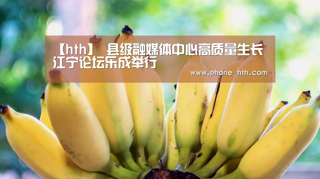 【hth】
县级融媒体中心高质量生长江宁论坛乐成举行(图2) 华体会app